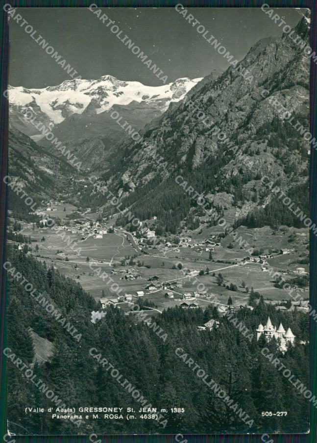 Aosta Gressoney Saint Jean PIEGHINA Foto FG cartolina KB1621 – fronte