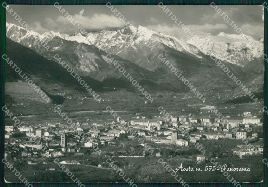 Aosta Città ABRASA Foto FG cartolina KB1626 – fronte