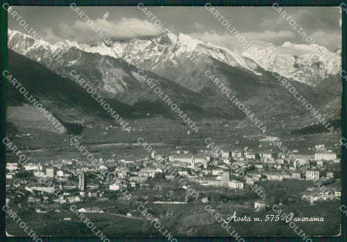 Aosta Città ABRASA Foto FG cartolina KB1626 – fronte