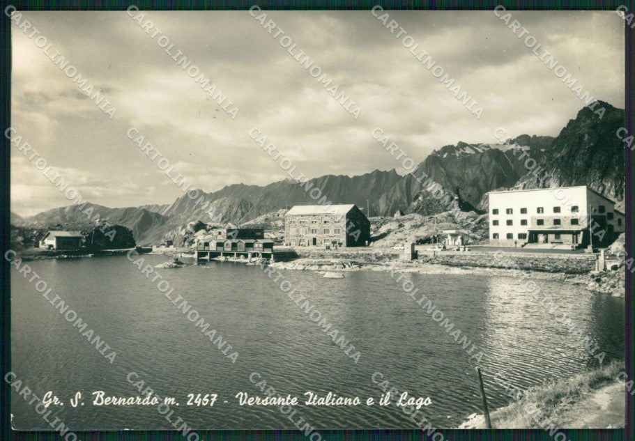 Aosta Gran San Bernardo Lago PIEGHINA Foto FG cartolina KB1643 – fronte