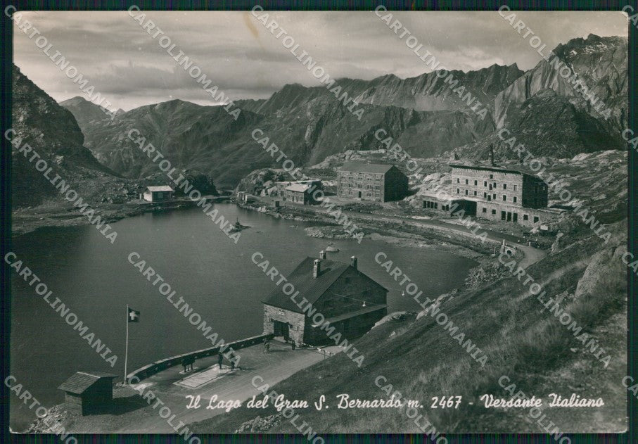 Aosta Gran San Bernardo Lago Foto FG cartolina KB1649 – fronte