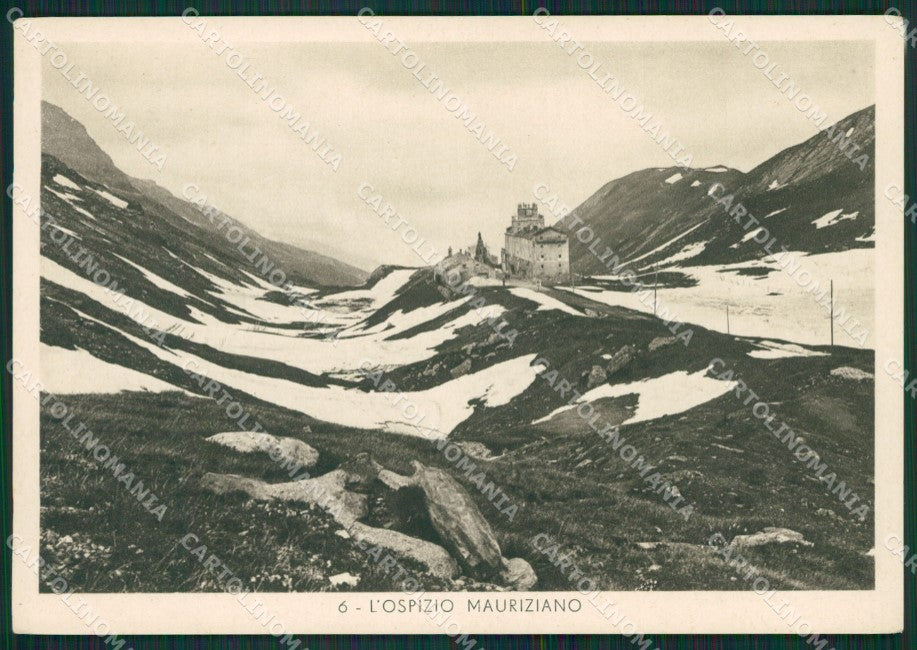 Aosta Colle del Piccolo San Bernardo Ospizio Mauriziano FG cartolina KB1651 – fronte