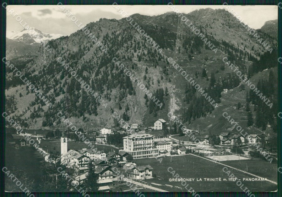 Aosta Gressoney la Trinitè Foto FG cartolina KB1656 – fronte