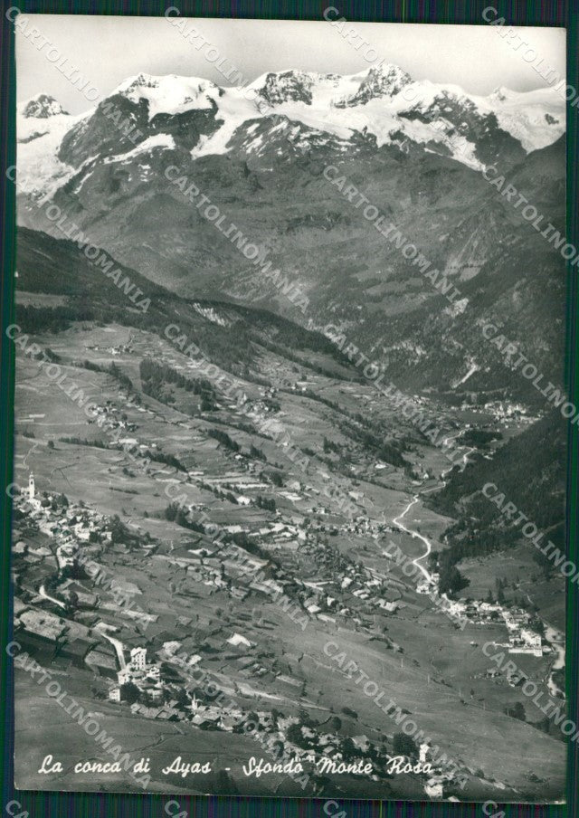 Aosta Ayas Monte Rosa Foto FG cartolina KB1661 – fronte