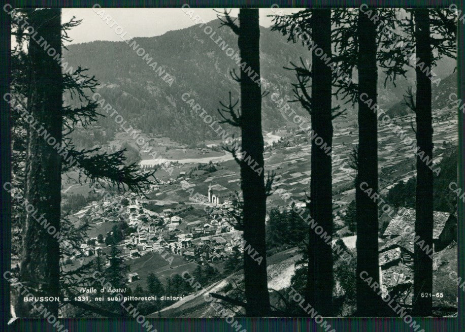 Aosta Brusson PIEGHE Foto FG cartolina KB1668 – fronte