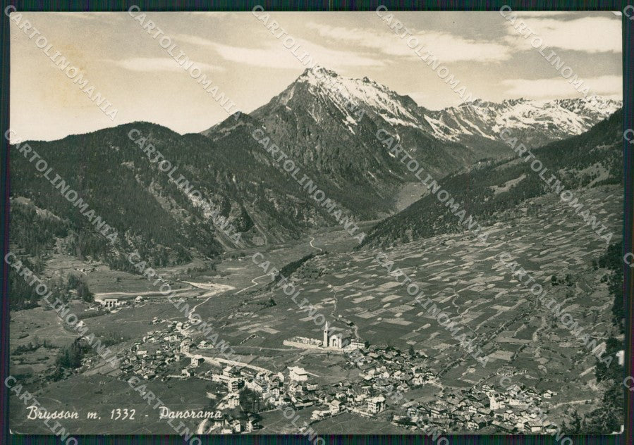 Aosta Brusson Foto FG cartolina KB1669 – fronte