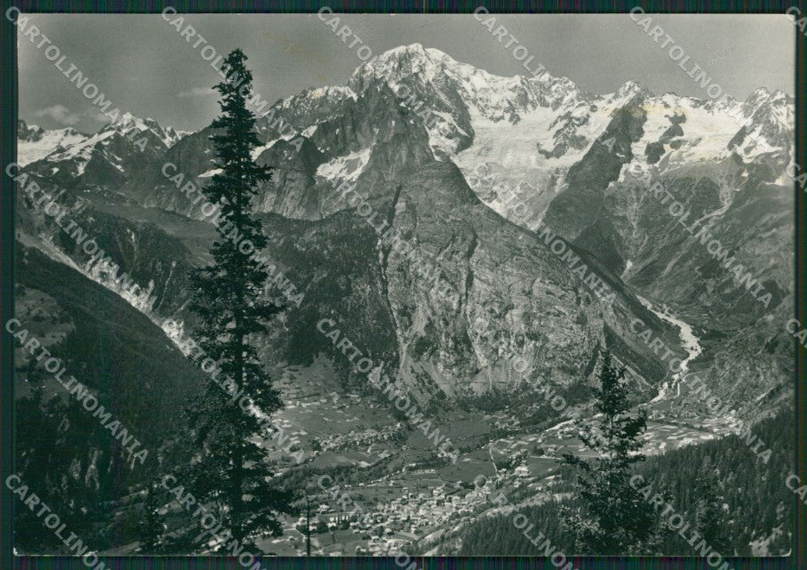 Aosta Courmayeur Monte Bianco Foto FG cartolina KB1671 – fronte