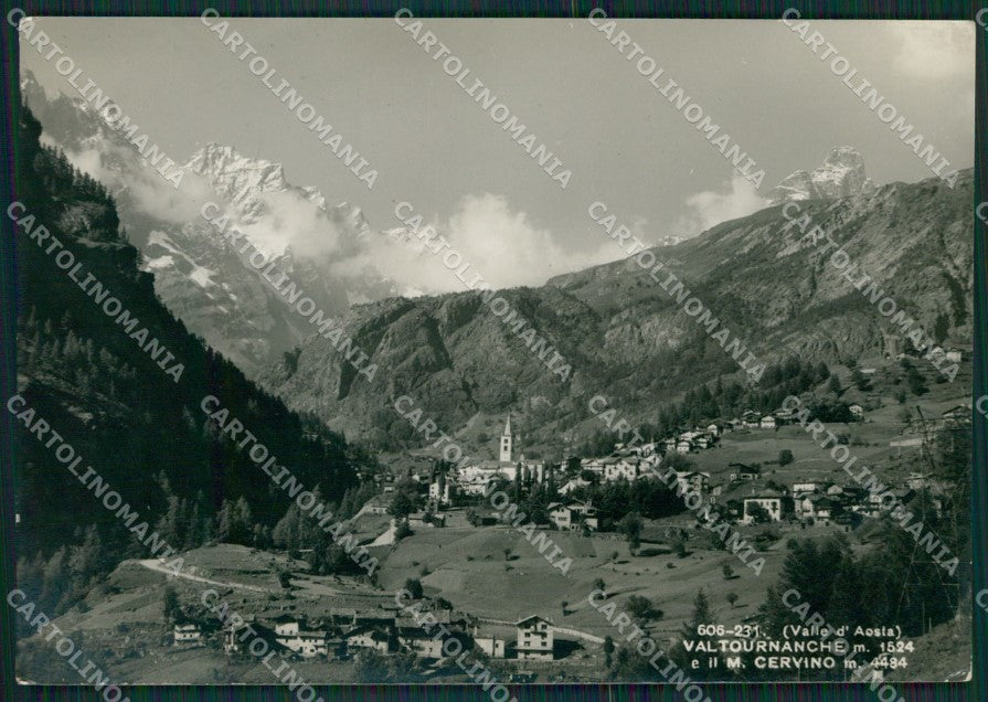 Aosta Valtournanche Cervino Foto FG cartolina KB1672 – fronte