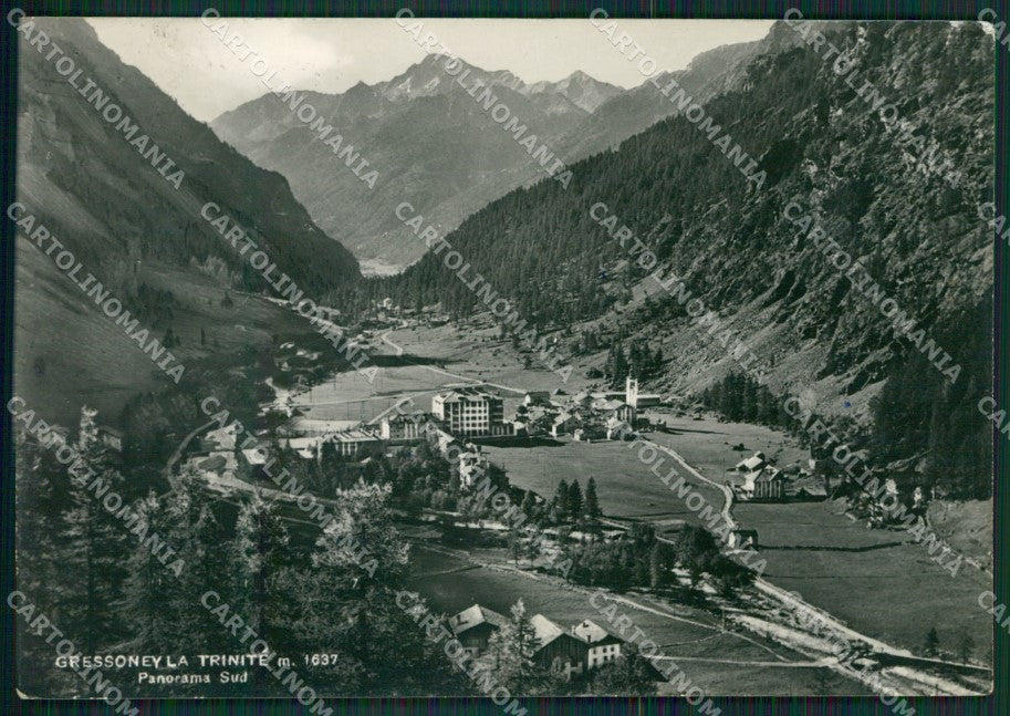 Aosta Gressoney la Trinitè Foto FG cartolina KB1674 – fronte