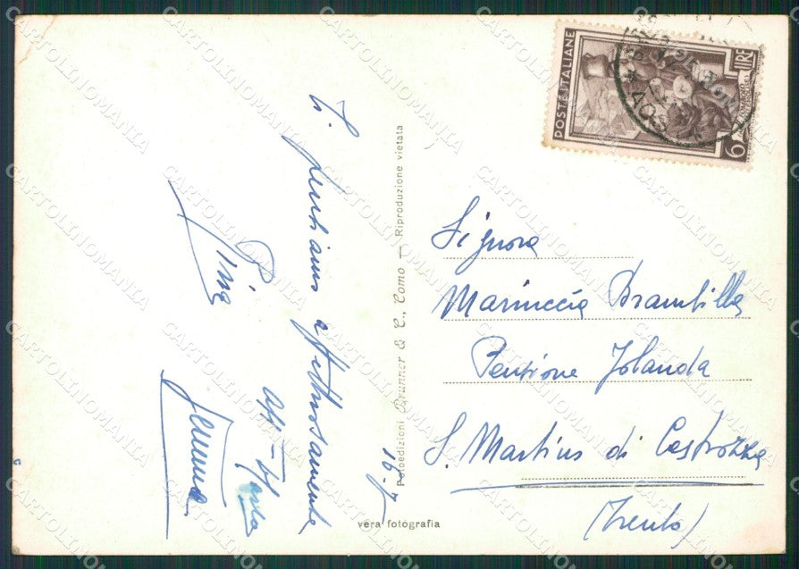 Aosta Gressoney la Trinitè PIEGHINA Foto FG cartolina KB1681 – retro