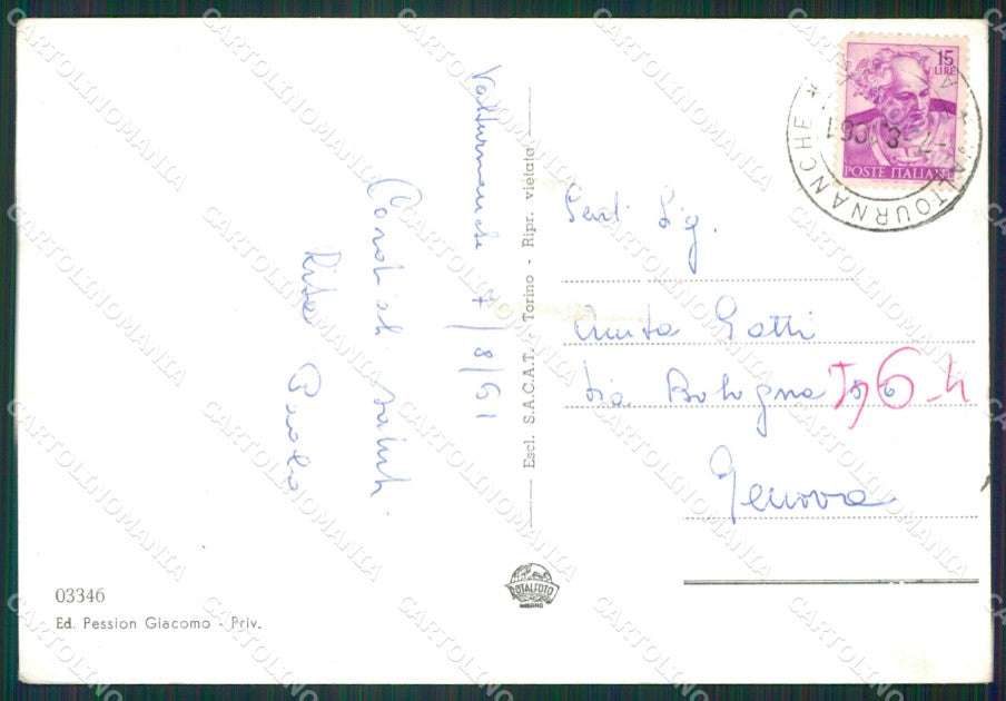 Aosta Valtournanche PIEGHINA Foto FG cartolina KB1682 – retro