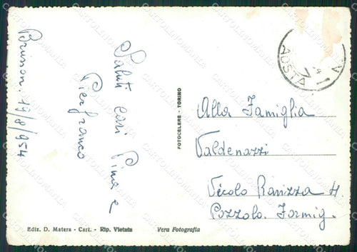Aosta Brusson Laghetto Diga Foto FG cartolina KB1684 – retro