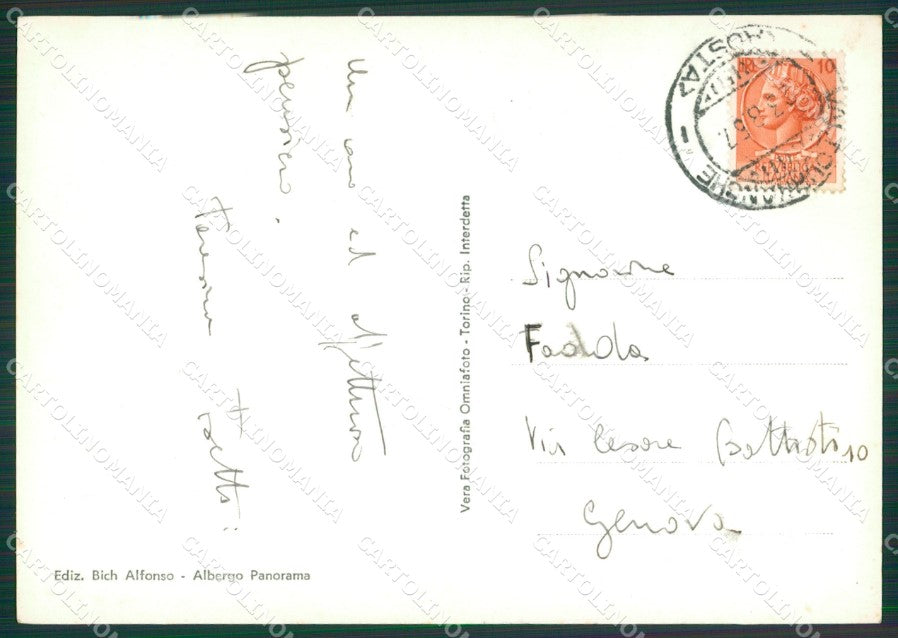 Aosta Valtournenche Cheneil Cervino Foto FG cartolina KB1685 – retro