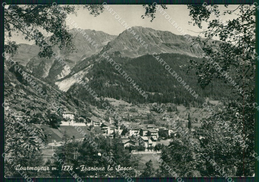 Aosta Courmayeur Sasce PIEGHINA Foto FG cartolina KB1690 – fronte