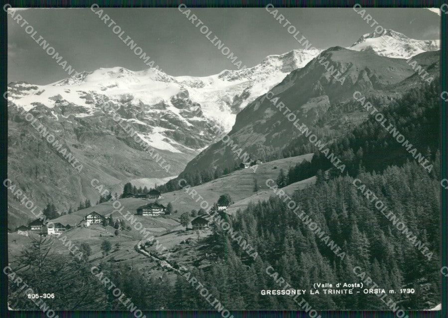 Aosta Gressoney la Trinitè Foto FG cartolina KB1694 – fronte