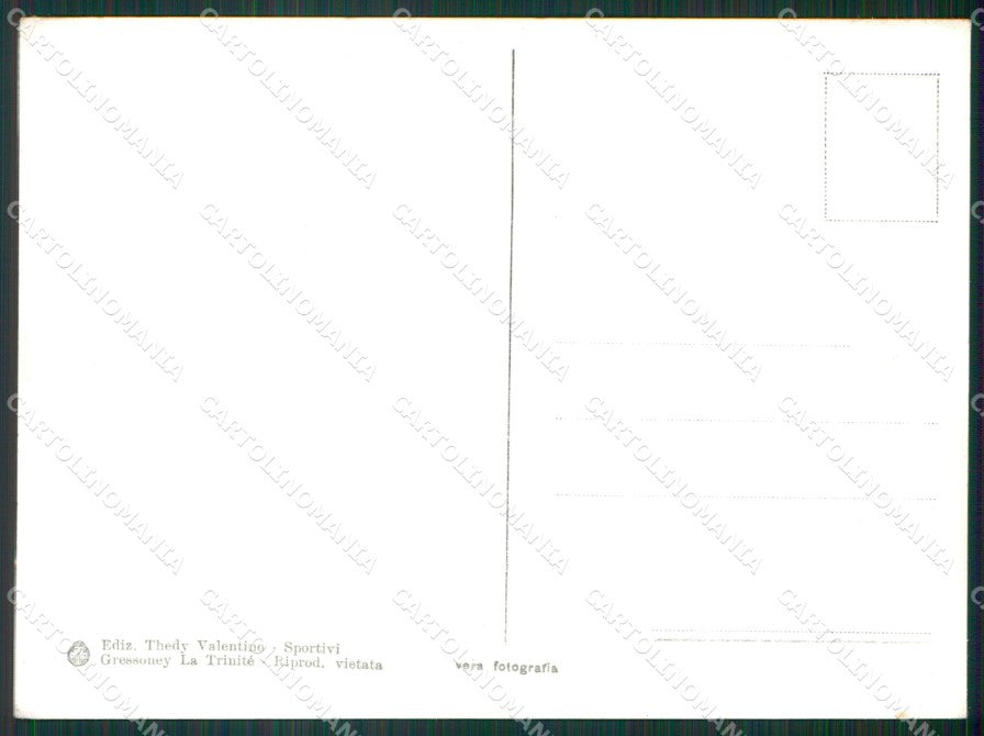 Aosta Gressoney la Trinitè Foto FG cartolina KB1694 – retro