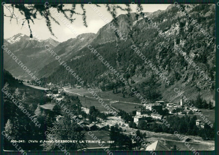 Aosta Gressoney la Trinitè Foto FG cartolina KB1695 – fronte