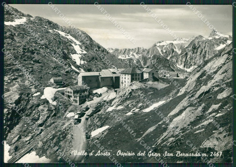 Aosta Gran San Bernardo Ospizio Foto FG cartolina KB1698 – fronte
