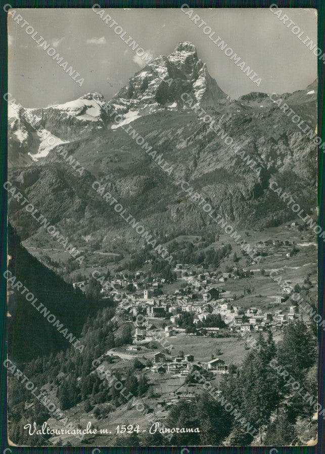 Aosta Valtournanche Cervino PIEGHE Foto FG cartolina KB1699 – fronte