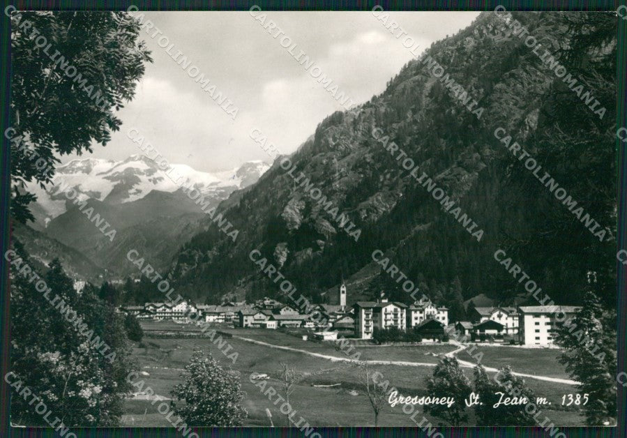 Aosta Gressoney Saint Jean Foto FG cartolina KB1701 – fronte