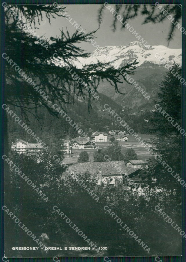 Aosta Gresssoney Dresal Sendren Foto FG cartolina KB1706 – fronte