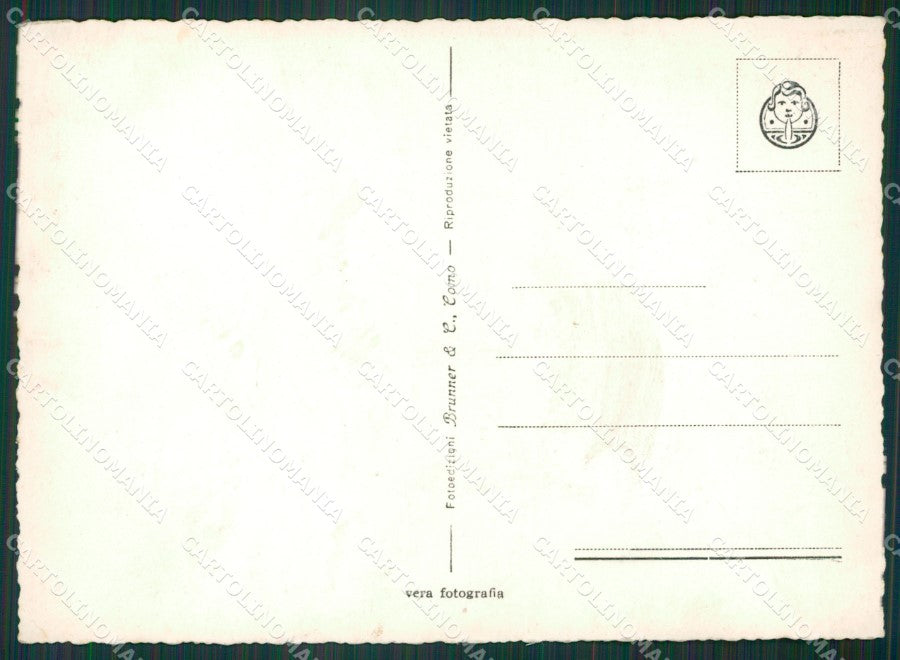 Aosta Gressoney la Trinitè PIEGHINA Foto FG cartolina KB1707 – retro