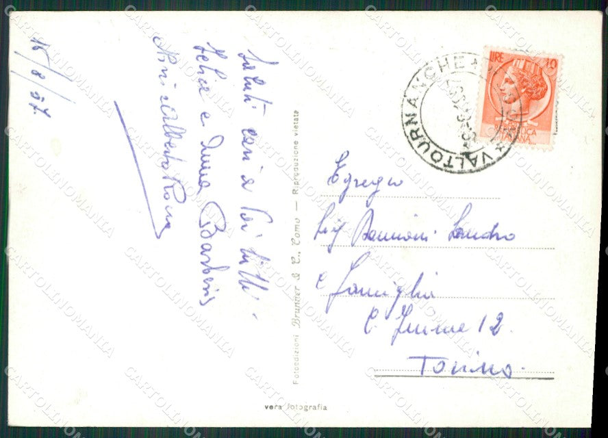 Aosta Valtournanche PIEGA Foto FG cartolina KB1711 – retro