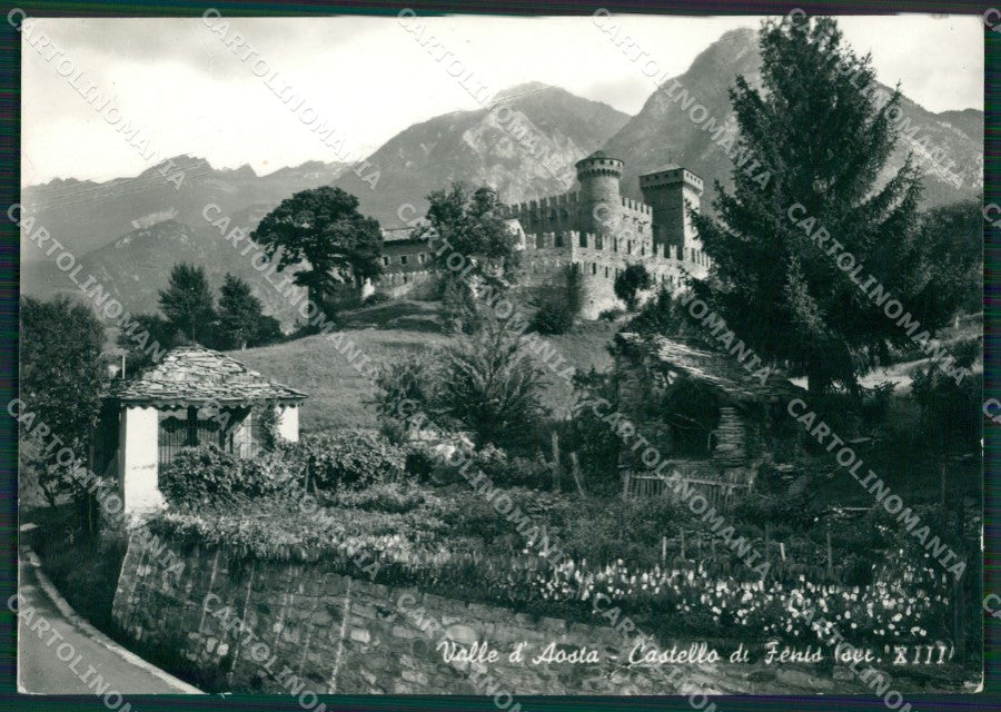 Aosta Fenis Castello di PIEGHINE Foto FG cartolina KB1713 – fronte