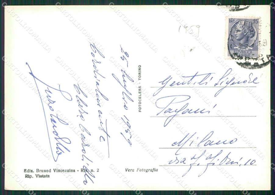 Aosta Ayas Champuloc Mascagnaz Foto FG cartolina KB1727 – retro