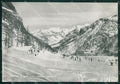 Aosta Gressoney la Trinitè Nevicata Sci Foto FG cartolina KB1733 – fronte
