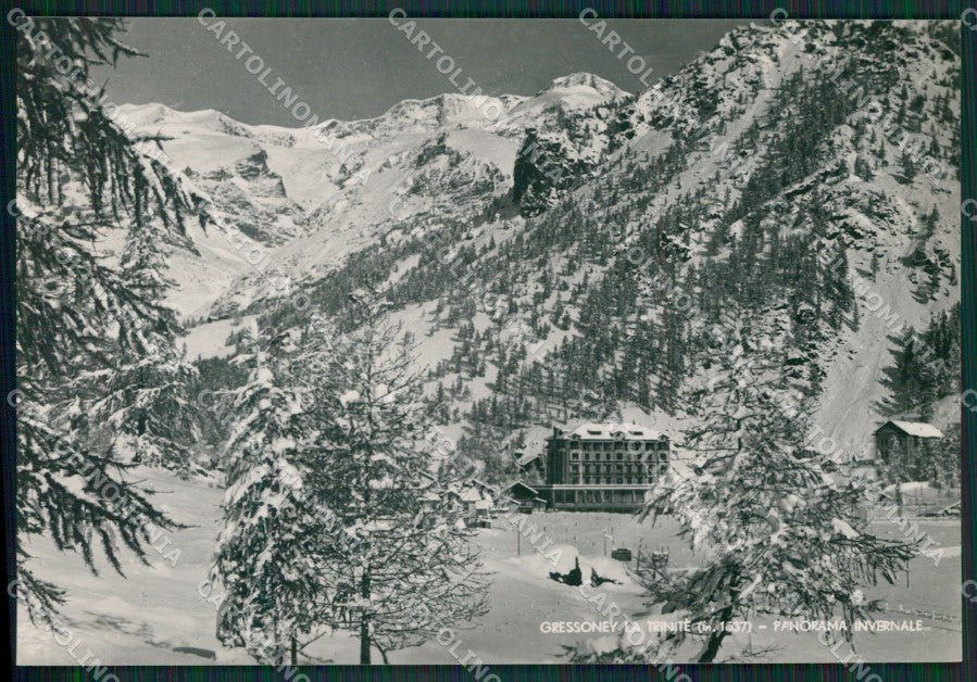 Aosta Gressoney la Trinitè Foto FG cartolina KB1735 – fronte