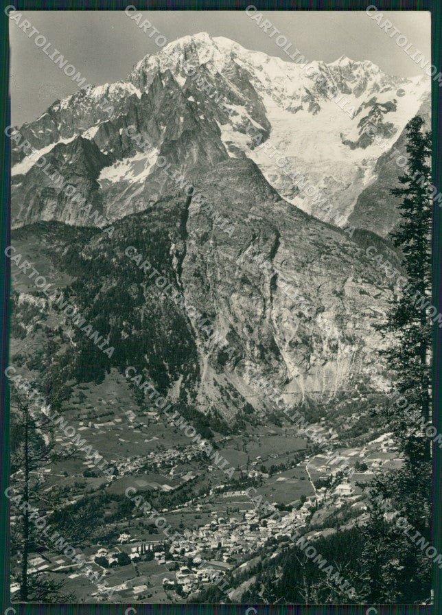 Aosta Courmayeur Monte Bianco Foto FG cartolina KB1736 – fronte