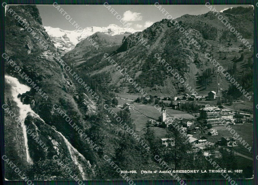Aosta Gressoney la Trinitè Foto FG cartolina KB1739 – fronte