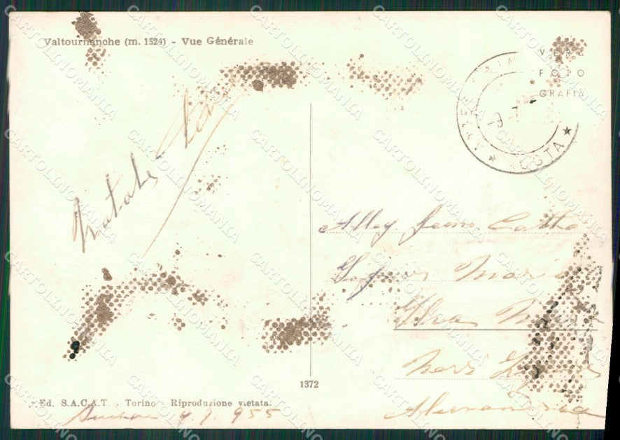 Aosta Valtournanche ABRASA Foto FG cartolina KB1740 – retro