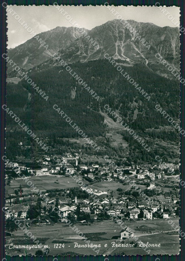 Aosta Courmayeur Dolonne STRAPPINO PIEGHINA Foto FG cartolina KB1745 – fronte