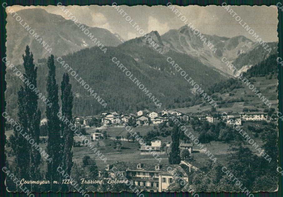 Aosta Courmayeur Dolonne FG cartolina KB1747 – fronte