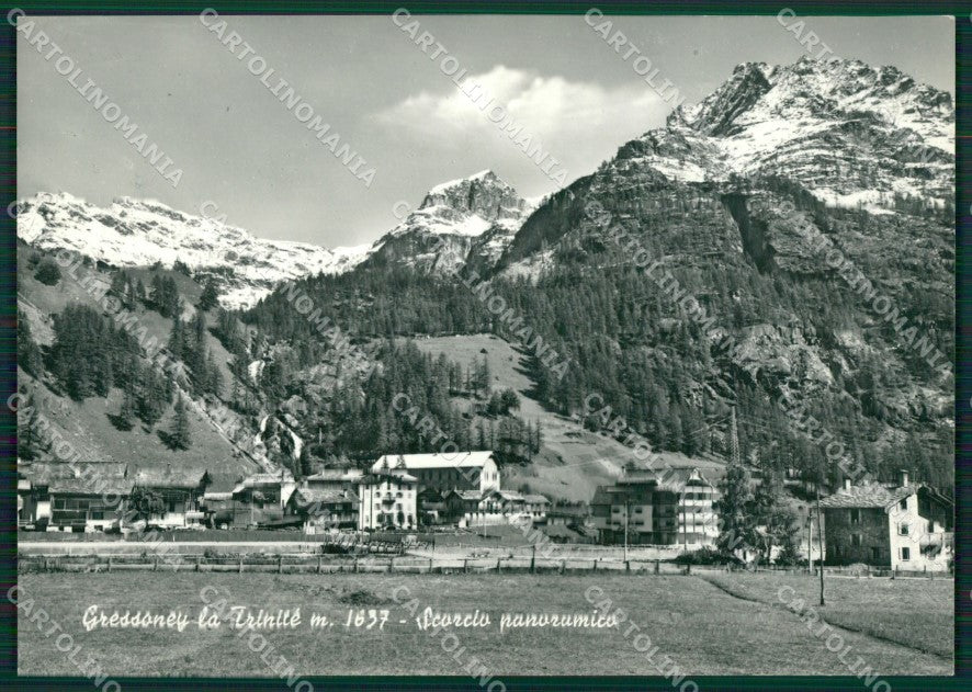 Aosta Gressoney la Trinitè Foto FG cartolina KB1748 – fronte