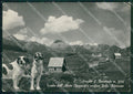 Aosta Piccolo San Bernardo Confine Cane PIEGHINE Foto FG cartolina KB1766 – fronte