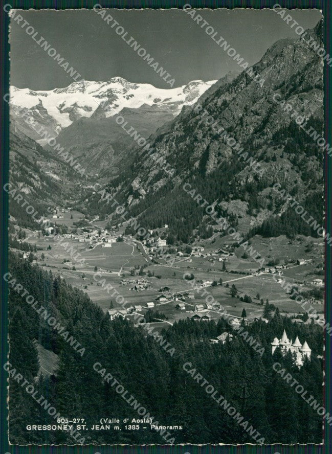Aosta Gressoney Saint Jean Foto FG cartolina KB1771 – fronte