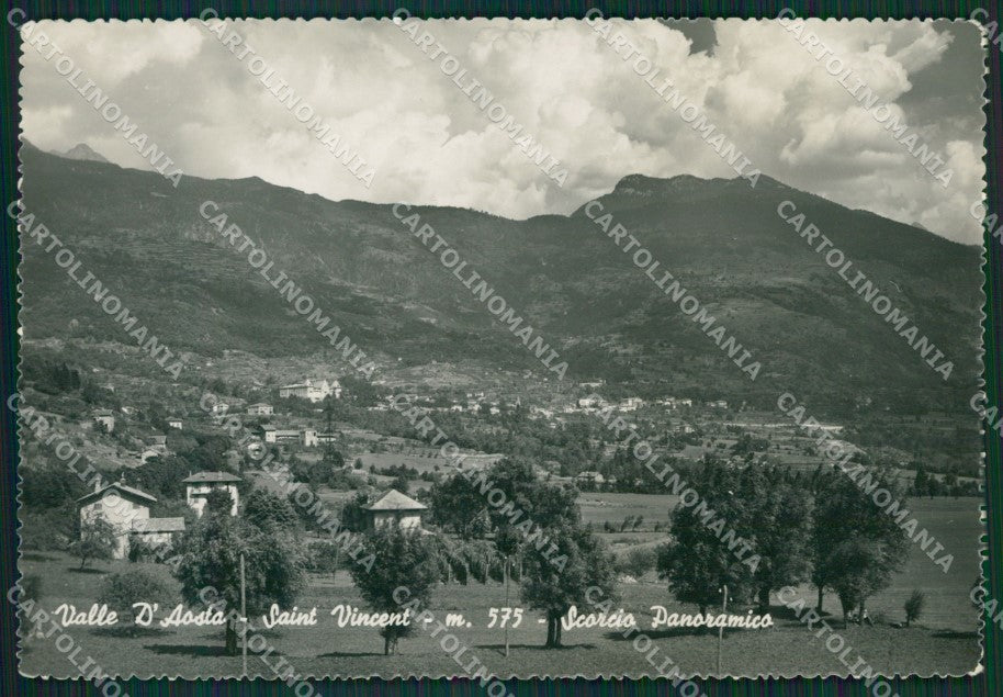 Aosta Saint Vincent Foto FG cartolina KB1774 – fronte