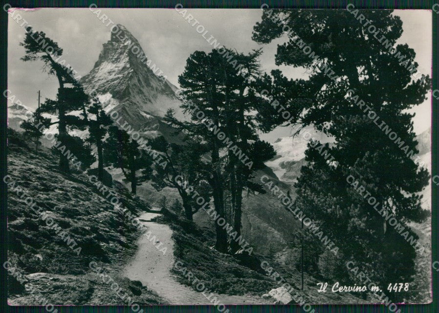 Aosta Valtournenche Cervino PIEGA Foto FG cartolina KB1776 – fronte