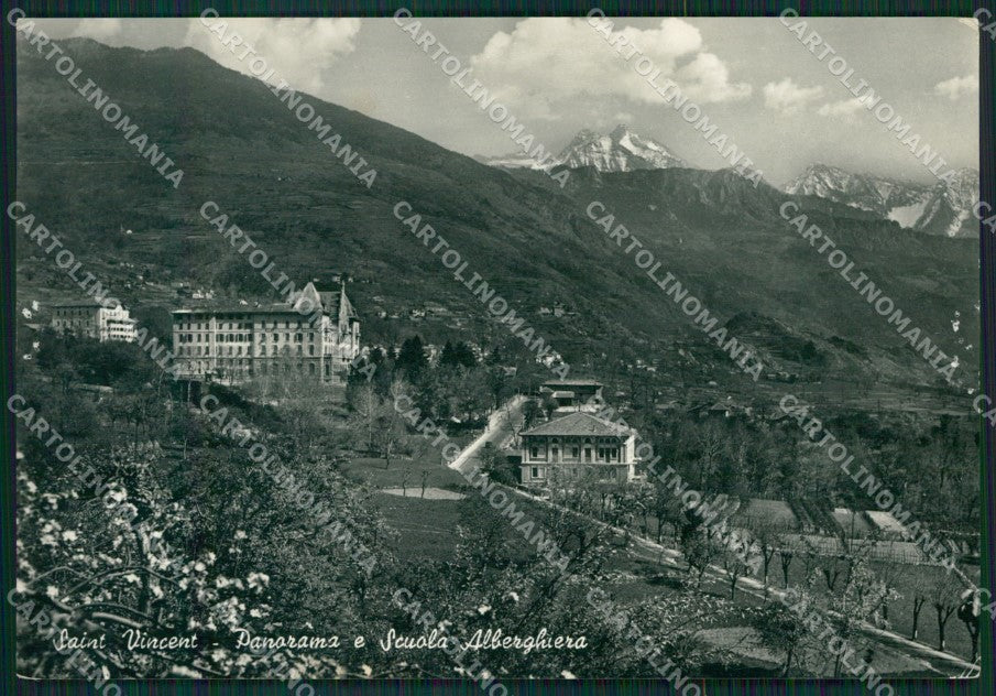 Aosta Saint Vincent ABRASA PIEGHINA FORI Foto FG cartolina KB1784 – fronte