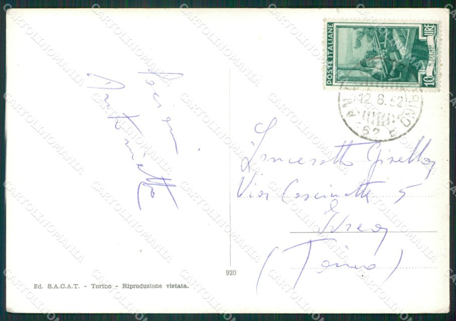 Aosta Gressoney Saint Jean Foto FG cartolina KB1787 – retro