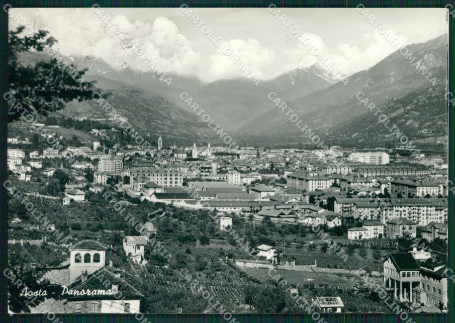 Aosta Città PIEGHINA Foto FG cartolina KB1788 – fronte