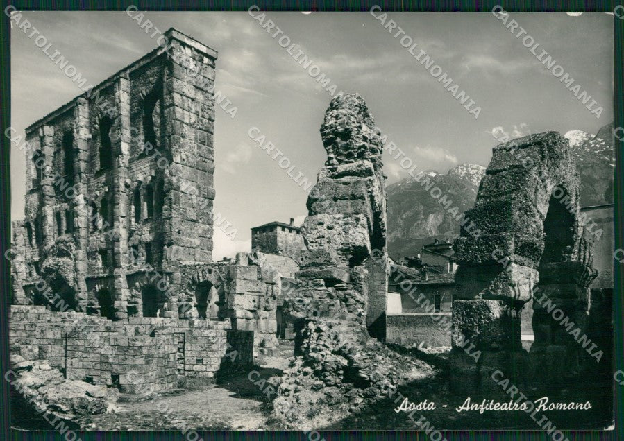 Aosta Città Anfiteatro Romano Foto FG cartolina KB1789 – fronte