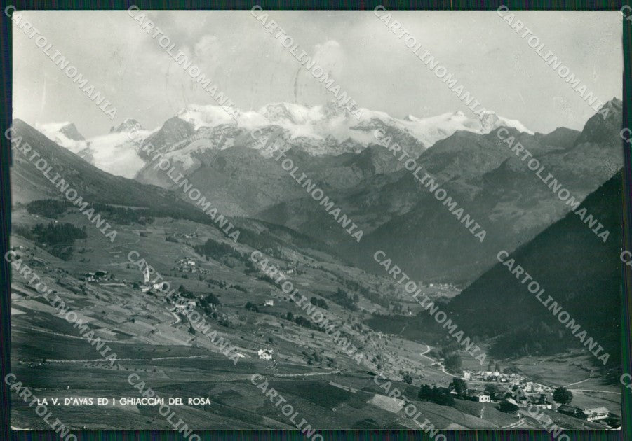 Aosta Ayas La Valle di Foto FG cartolina KB1796 – fronte