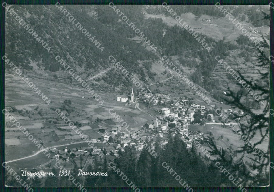 Aosta Brusson COLLA Foto FG cartolina KB1804 – fronte