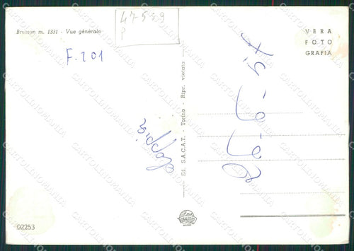 Aosta Brusson COLLA Foto FG cartolina KB1804 – retro