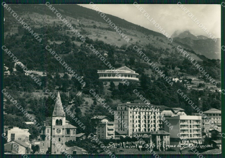Aosta Saint Vincent Terme di Foto FG cartolina KB1805 – fronte
