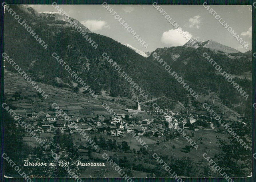 Aosta Brusson PIEGHINA Foto FG cartolina KB1807 – fronte